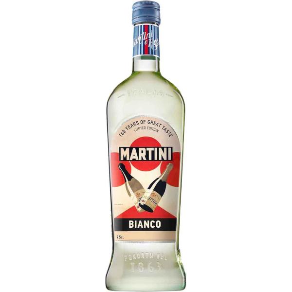 Martini Bianco Limited Edition 160 Years of Italian Taste 0,75 Ltr. Flasche, 14,40% vol.