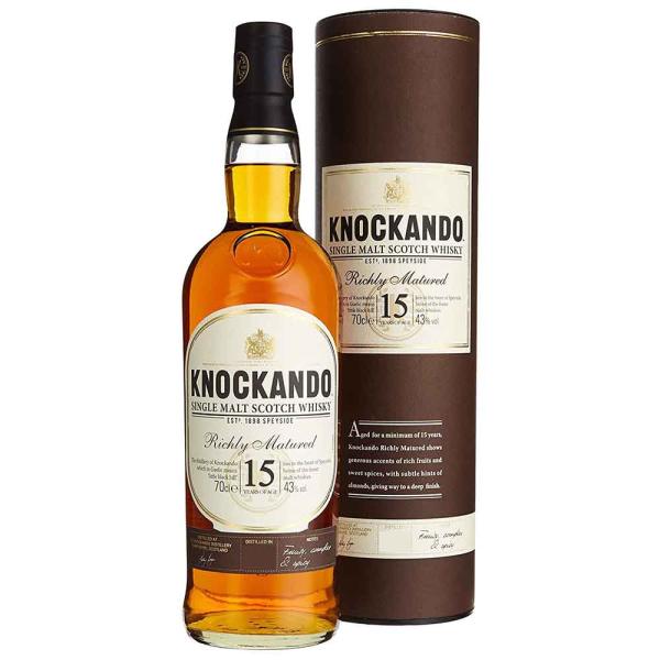 Knockando 15 Jahre Richly Matured Single Malt Whisky 43% Vol. 0,70Ltr. Flasche
