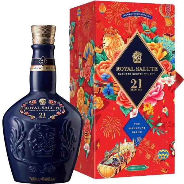 Chivas Regal Royal Salute 21 Jahre Lunar New Year Special Design Edition Whisky 40% Vol. 0,7 Ltr. Fl