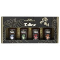 Malteco Giftpack Miniaturen 10YO/15YO/20YO/25YO 4 x 0,05 Ltr. Flaschen 40% Vol.