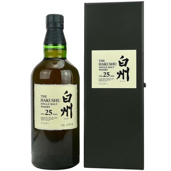 Hakushu 25 Years Old Single Malt Japanese Whisky 43% Vol. 0,7 Ltr.