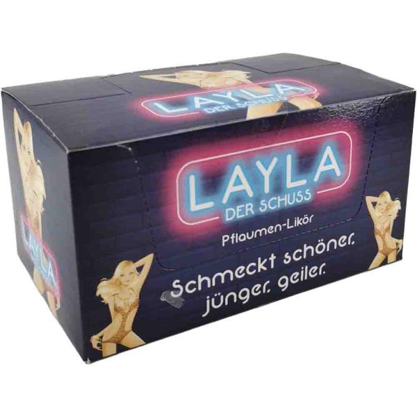 Layla - Pflaumenlikör 0,02l, 20 Stück/Karton 15% Vol.