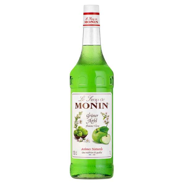Monin Grüner Apfel Sirup 1 Ltr. Flasche
