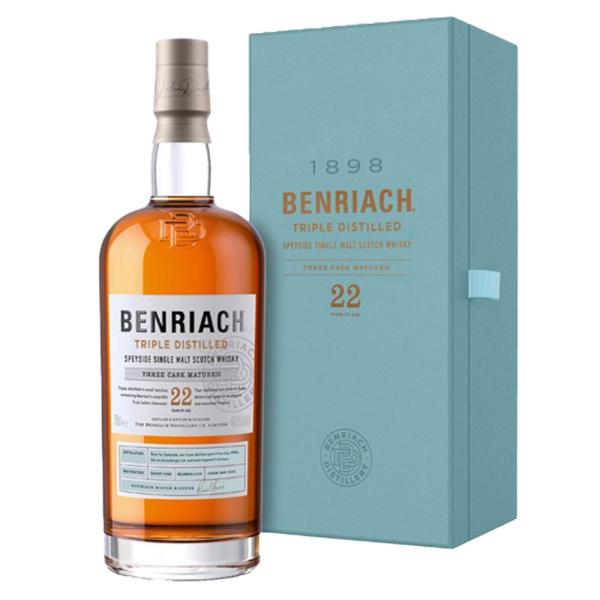 BenRiach Triple Distilled 22 Jahre 46,8% Vol. 0,7 Ltr. Whisky