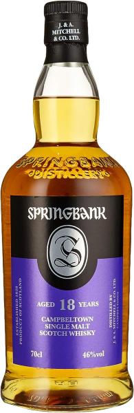 Springbank 18 Jahre Whisky 0,70