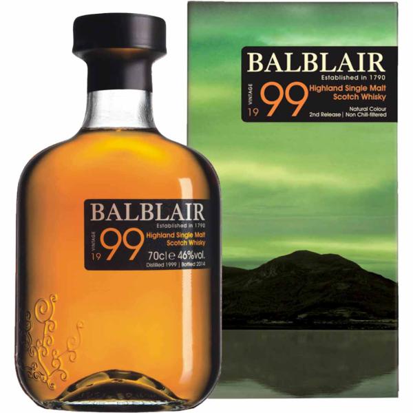 Balblair 1999 2nd Edition 46% Vol. 0,75 Ltr. Flasche Whisky