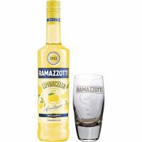 Ramazzotti Limoncello mit Ramazzotti Glas 0,70 Ltr. Flasche, 29% vol.
