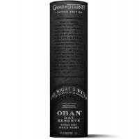 Oban Night's Watch Bay Reserve Game of Thrones Single Malt Whisky 0,70l
