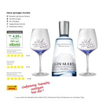 Gin Mare mit 2 Gläsern Mediterranean Gin 0,70l