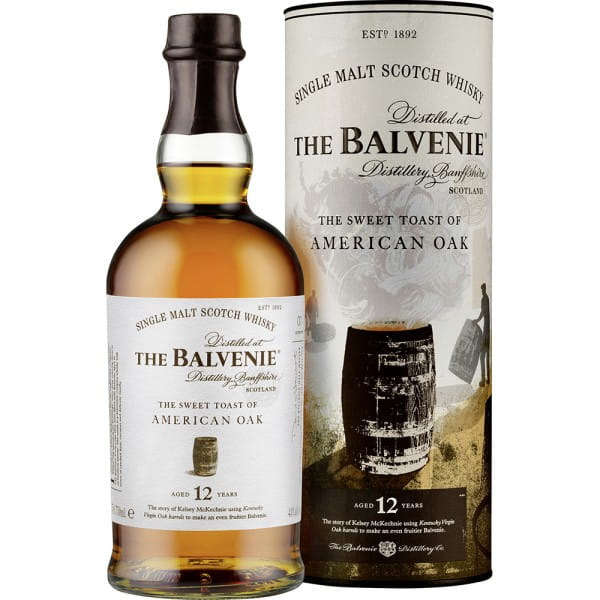 Balvenie 12 Jahre the Sweet Toast of American Oak 43% Vol. 0,7 Ltr. Flasche Whisky