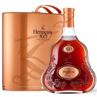Hennessy X.O. Cognac Holiday Sonderedition 2022 in Geschenkverpackung