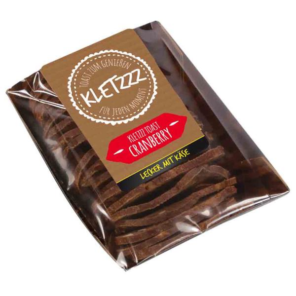 Kletzzz Toast Cranberry-Haselnuss 75g