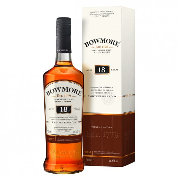 Bowmore 18 Jahre 43% Vol. 0,7 Ltr. Flasche Whisky