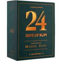 World Class Spirits 1423 24 Days of Rum Green Edition Adventskalender 24 x 0,02 Ltr 43,7% vol.