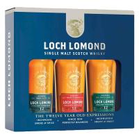 Loch Lomond 12 Jahre Tripack Whisky 46% Vol. 3 x 200ml