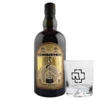 Rammstein Whiskey 10 Jahre Sherry Cask Finish + Glas 43% Vol. 0,7 Ltr. Flasche