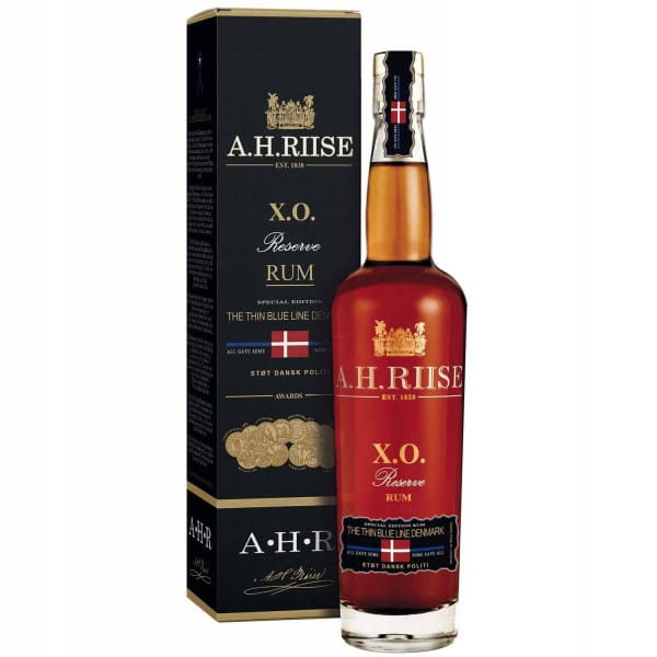 A.H. Riise The Thin Blue Line Premium Rum 0,70 Ltr. Flasche, 40% Vol.