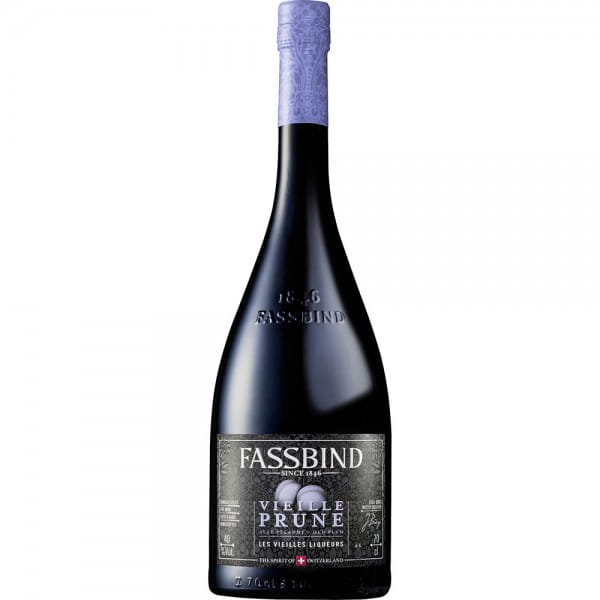 Fassbind Vielle Prune Alte Pflaume 40% Vol. 0,7 Ltr. Flasche